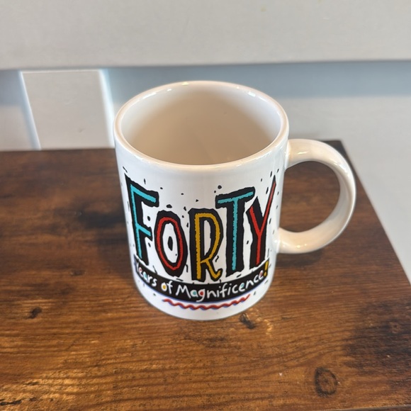 Forty Years of Magnificence Mug - White - Picture 3 of 7